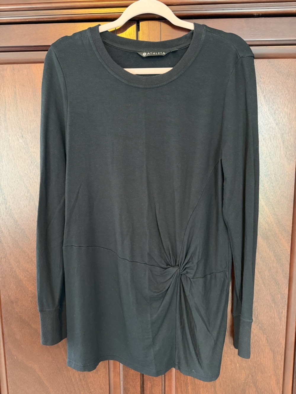 Athleta Black Long-Sleeve Tunic